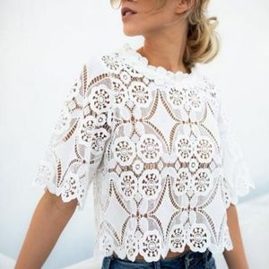 VICI Courtney Crochet Top